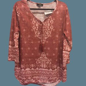 Susan Betro Boho top XL